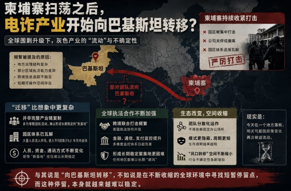 柬埔寨扫荡之后，电诈产业开始向巴基斯坦转移？-赌博论坛-博彩技巧-赌博策略论坛
